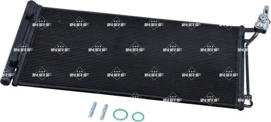Радиатор кондиционера (конденсатор) NRF EASY FIT. Артикул 350611