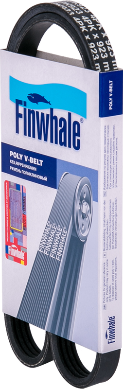 Приводной ремень поликлиновой Finwhale для Mazda 323 V (BA) 1994-1998. Артикул BP4PK923