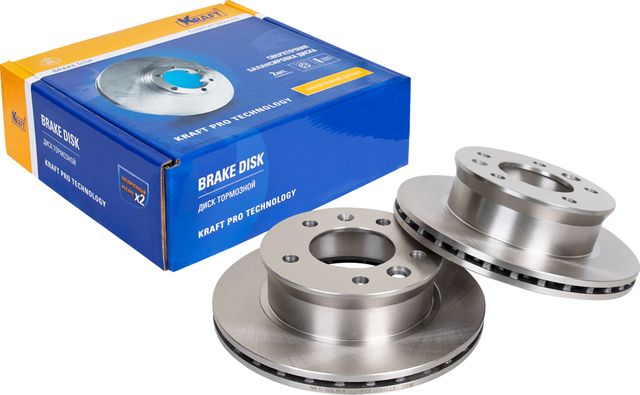 Диск тормозной MB/VW SPRINTER/LT -06 перед.вент. (Kraft). Артикул KT016035