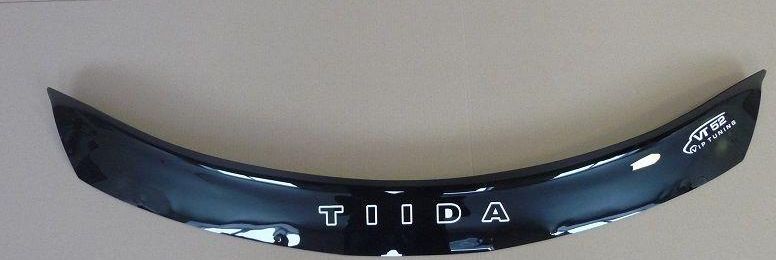 Дефлектор Vip-Tuning для капота Nissan Tiida C11 седан, хэтчбек 2004-2014. Артикул NS13