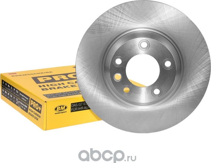 Диск тормозной высокоуглеродистый вентилируемый передний (BM). Артикул WIP0018