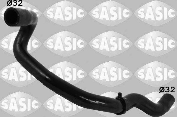 Патрубок радиатора (системы охлаждения) Sasic левый нижний для Peugeot 5008 I 2009-2017. Артикул 3400192