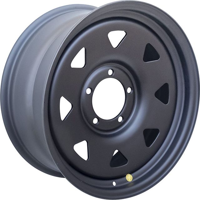 Колёсный диск OFF-ROAD Wheels усиленный стальной черный матовый 5x139,7 8xR18 d110 ET+20 для ГАЗ Соболь 1998-2024. Артикул 1880-53910MB+20A17
