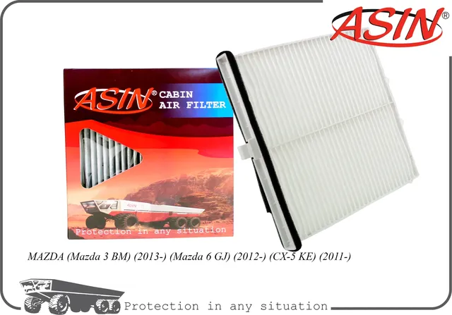 Фильтр салонный (Asin). Артикул ASINFC2756