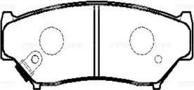 Колодки тормозные (CTR). Артикул GK0951