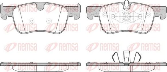 Тормозные колодки Remsa. Артикул 1580.00