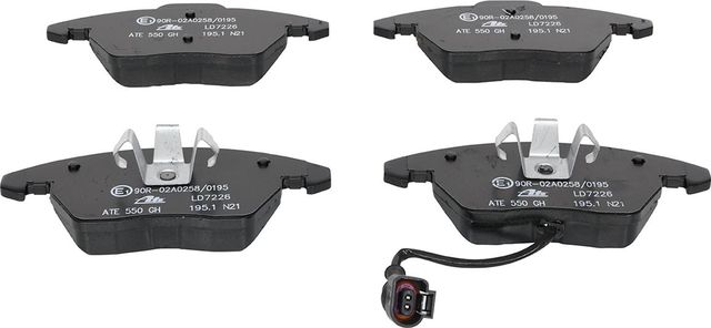 Тормозные колодки ATE Ceramic передние для Audi TT II (8J) 2006-2014. Артикул 13.0470-7226.2