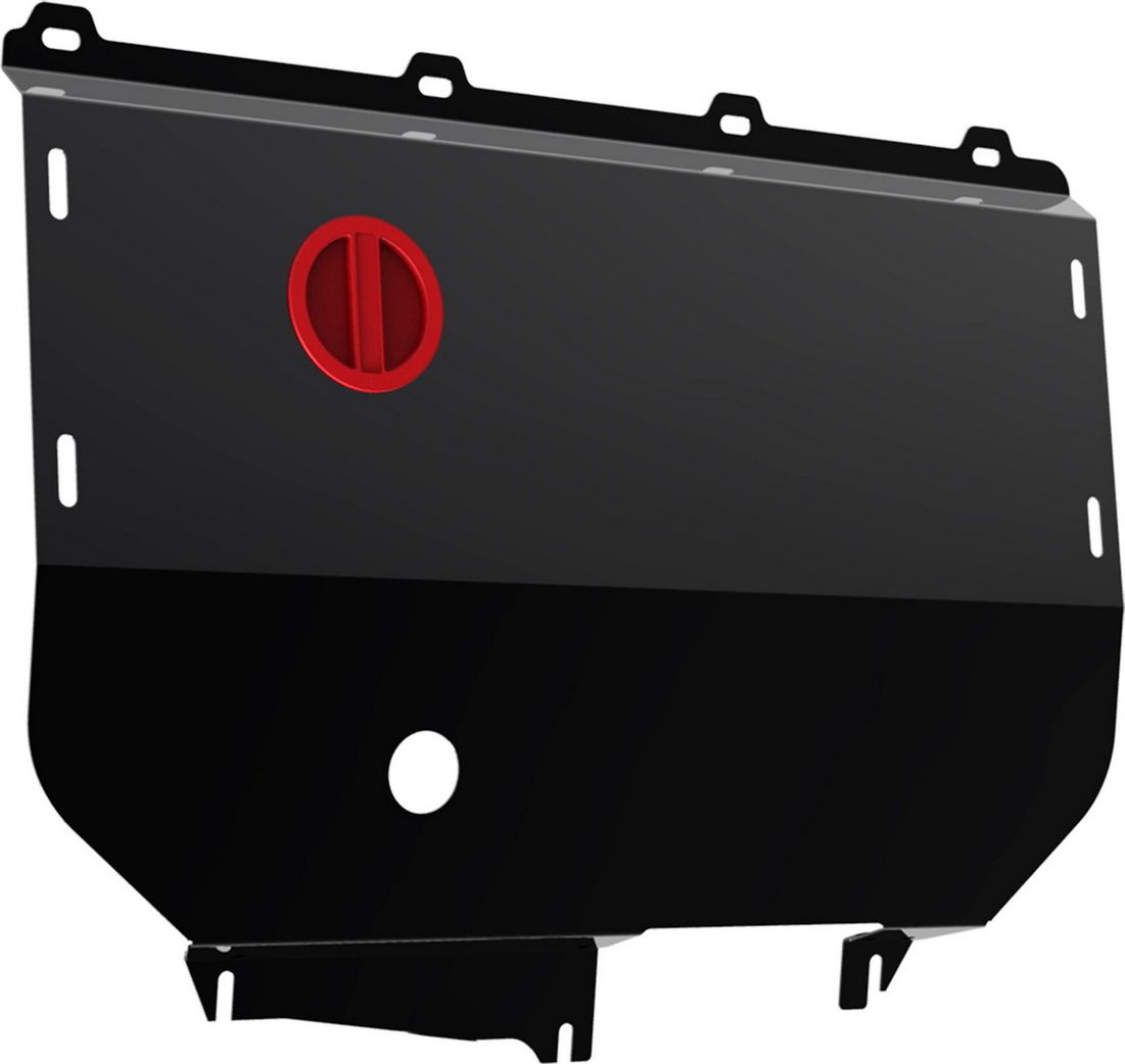 Защита АвтоБРОНЯ для картера и КПП Fiat Ducato II рестайлинг 2002-2011. Артикул 111.01708.1