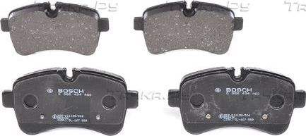 Тормозные колодки Bosch (Low-Metallic) задние для IVECO Daily IV 2006-2011. Артикул 0 986 494 460