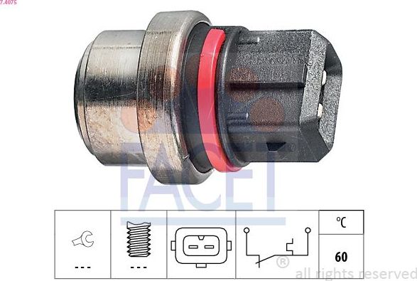 Элемент Facet Made in Italy - OE Equivalent. Артикул 7.4075