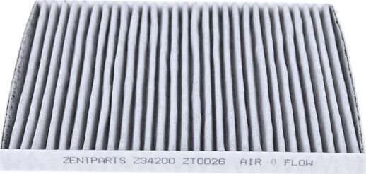 Салонный фильтр Zentparts. Артикул Z34200