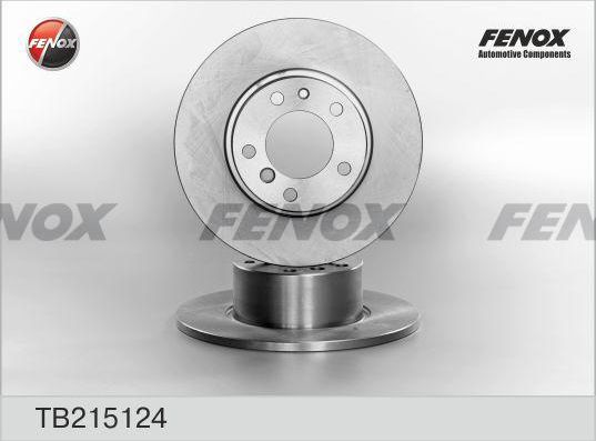 Тормозной диск Fenox передний для BMW 5 III (E34) 1987-1996. Артикул TB215124