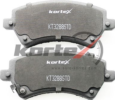 Колодки тормозные TOYOTA COROLLA(E12) 02- перед. (Kortex). Артикул KT3288STD