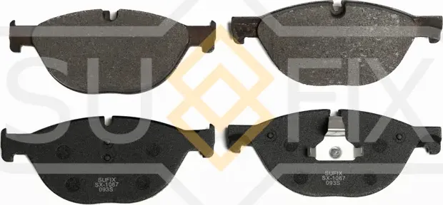 Колодки тормозные дисковые передние правые/левые BMW 5 (F10) 2009-2016 (Sufix). Артикул SX1067