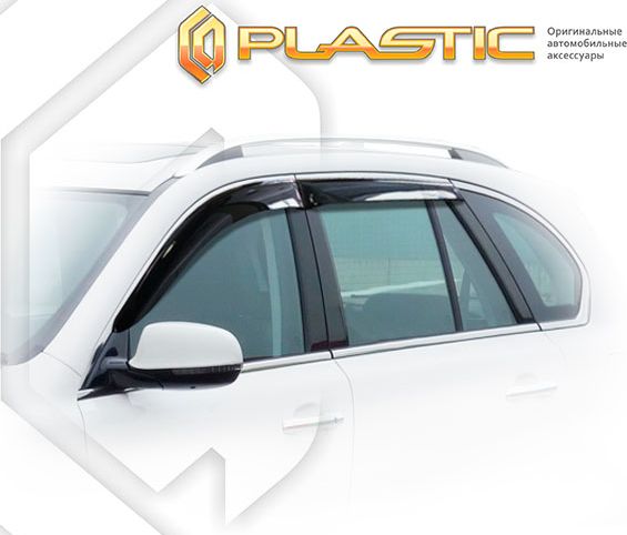 Дефлекторы СА Пластик для окон (Classic полупрозрачный) Haval H8 2014-2017. Артикул 2010030311616