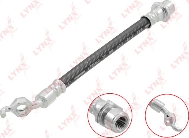Тормозной шланг LYNXauto для Toyota Auris I 2006-2012. Артикул BL-3782