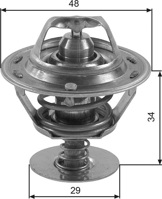 Термостат Gates для Nissan Almera N16 2000-2006. Артикул TH39082G1