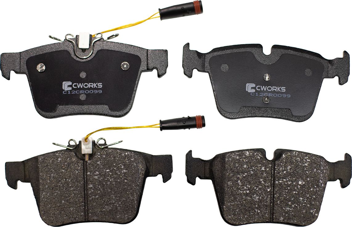 Колодки тормозные задние (Low Metallic) (Cworks). Артикул C12CR0099