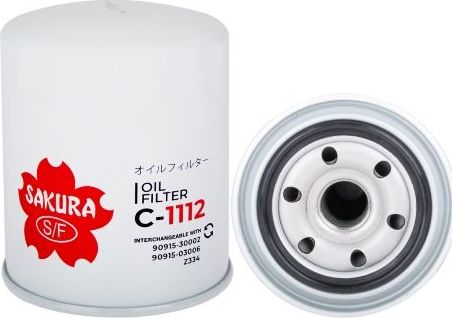 Масляный фильтр Sakura. Артикул C-1112SBP