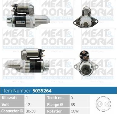 Стартер Meat & Doria для Subaru Forester II 2002-2008. Артикул 5035264