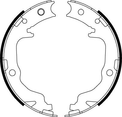 Тормозные колодки (стояночная тормозная система) TRW. Артикул GS8804