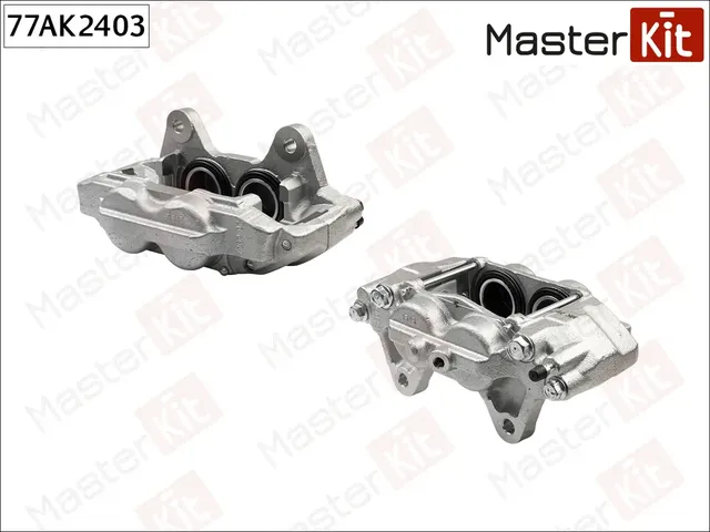 Тормозной суппорт перед. лев. LEXUS GX 2009, TOYOTA LAND CRUISER PRADO (Master KIT). Артикул 77AK2403