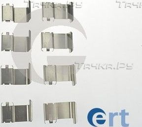Комплект монтажный колодок тормозных передних Mitsubishi Colt (CJ) 1996-2004 ERT. Артикул 420085