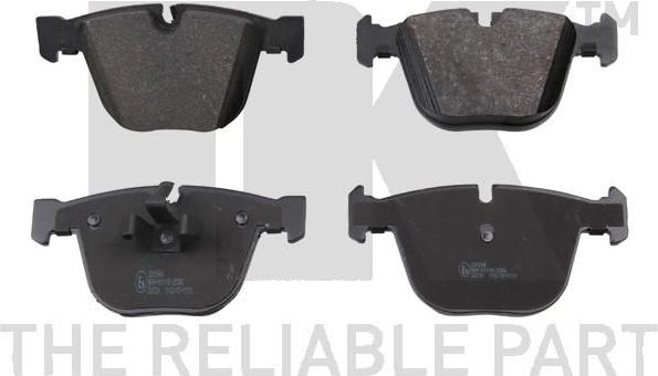 Тормозные колодки NK задние для BMW 7 V (F01/F02/F04) 2008-2015. Артикул 221548