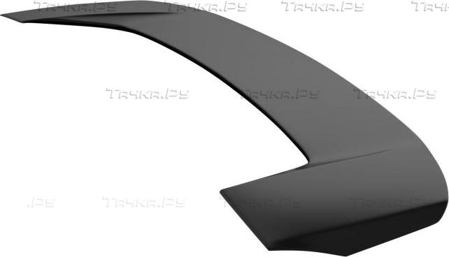 Спойлер PT Group на заднюю дверь "Спорт" НЕкраш (ABS) для Renault Duster I 2012-2020. Артикул RDU663201
