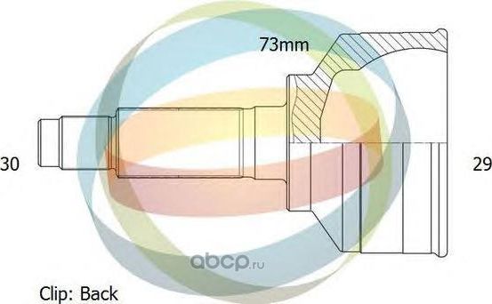Комплект ШРУСа (ODM). Артикул 12090274