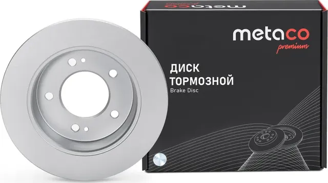 Диск тормозной задний HYUNDAI ELANTRA (2011>) (Metaco). Артикул 3060-533