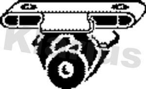 Крепление глушителя Klarius (резина). Артикул 420199