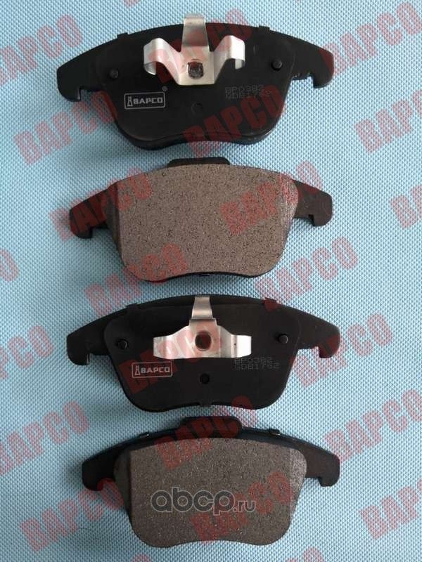 Колодки тормозные дисковые пер. VAG SHARAN (7N1, 7N2) 10-, TIGUAN (5N (Bapco) Bapco. Артикул BP0382
