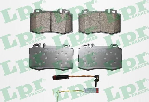 Тормозные колодки LPR передние для Mercedes-Benz SL-Класс V (R230) 2001-2012. Артикул 05P849A