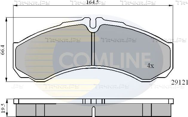 Тормозные колодки Comline Comline. Артикул CBP0931