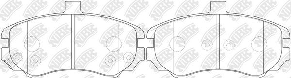 Тормозные колодки NiBK. Артикул PN0419