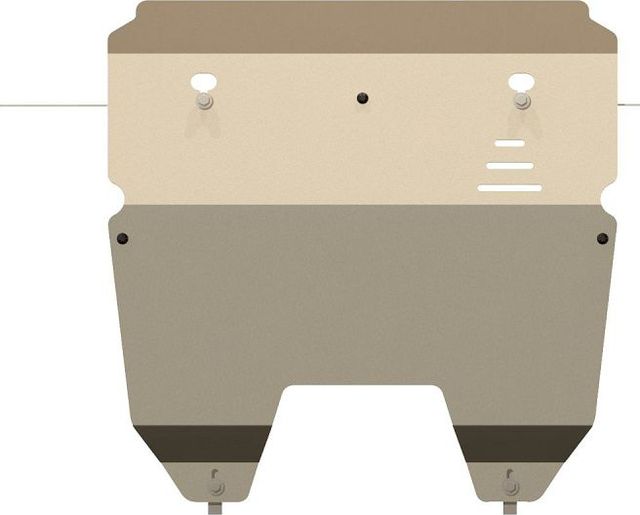 Защита алюминиевая Шериф (5 мм) для картера и КПП Volvo XC90 I 2002-2014. Артикул 25.1256