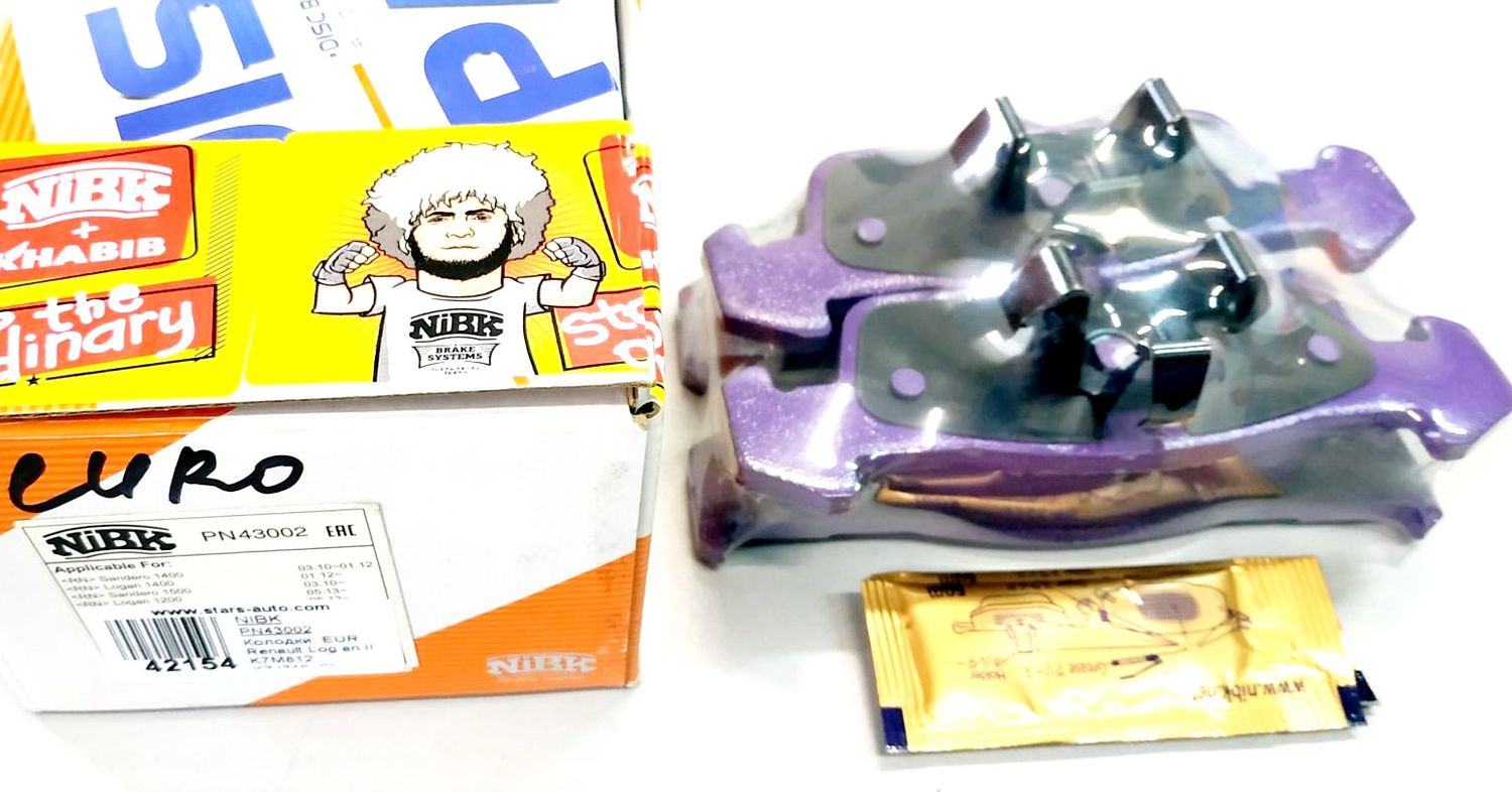 Тормозные колодки NiBK. Артикул PN43002