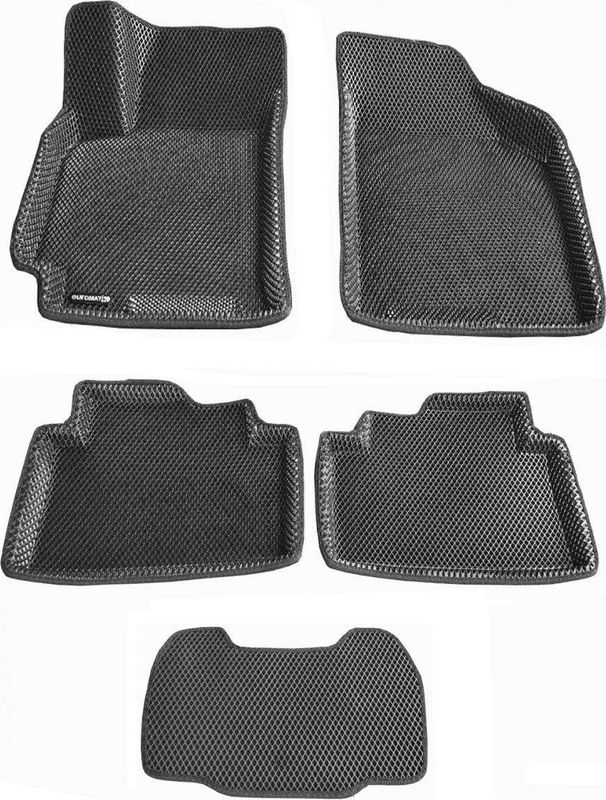 Коврики Euromat 3D EVA для салона Ravon Gentra 2015-2022. Артикул EM3DEVA-001506