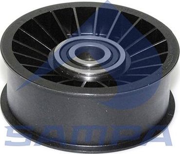 Натяжной ролик (натяжитель) приводного поликлинового ремня Sampa для Mercedes-Benz SK 1987-1996. Артикул 200.435
