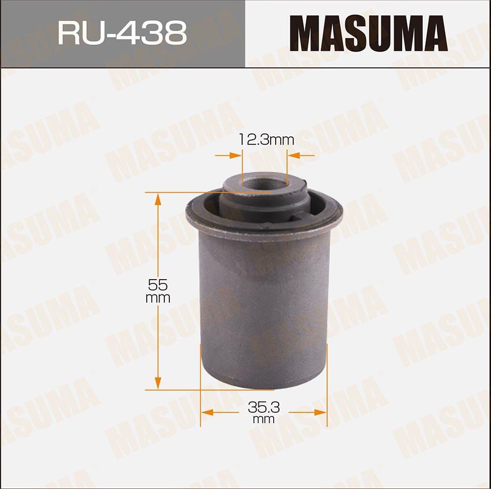 Сайлентблок заднего рычага подвески Masuma. Артикул RU-438