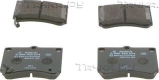 Тормозные колодки Bosch (Low-Metallic) передние для Mazda 323 VI (BJ) 1996-1998. Артикул 0 986 460 974