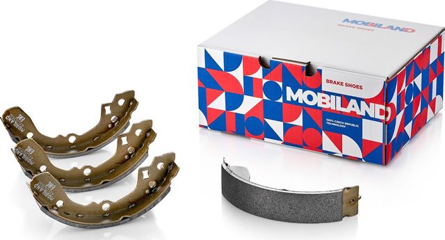 Тормозные накладки Mobiland задние для Kia Shuma II 2001-2004. Артикул 431202530
