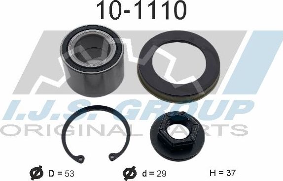 Ступичный подшипник (комплект) IJS Group. Артикул 10-1110