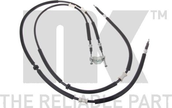 Трос ручника (тросик ручного тормоза) NK. Артикул 9036133