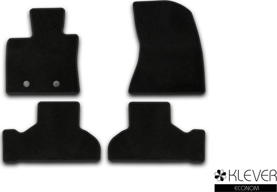 Коврики Klever Econom для салона BMW X5 F15 кроссовер 2013-2019. Артикул KVR01053701200k