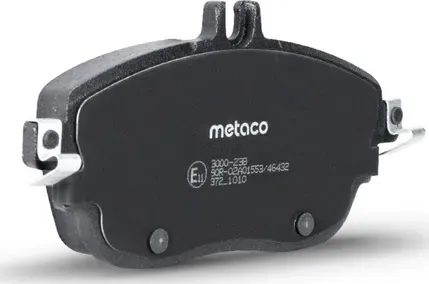 Колодки тормозные передние к-кт (Metaco). Артикул 3000238