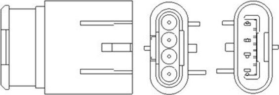Лямбда-зонд (кислородный датчик) Magneti Marelli для Fiat Panda III 2012-2026. Артикул 466016355160