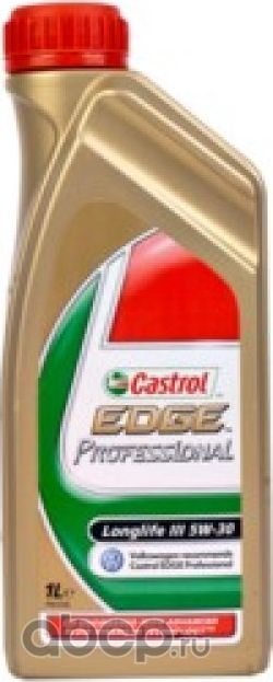 Масло моторное EDGE Professional LL III Titanium FST 5W-30 (Синтетическое, 1л) (Castrol). Артикул 4008177073601