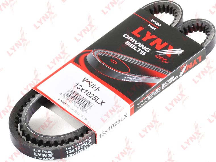 Приводной ремень клиновой LYNXauto. Артикул 13X1025LX